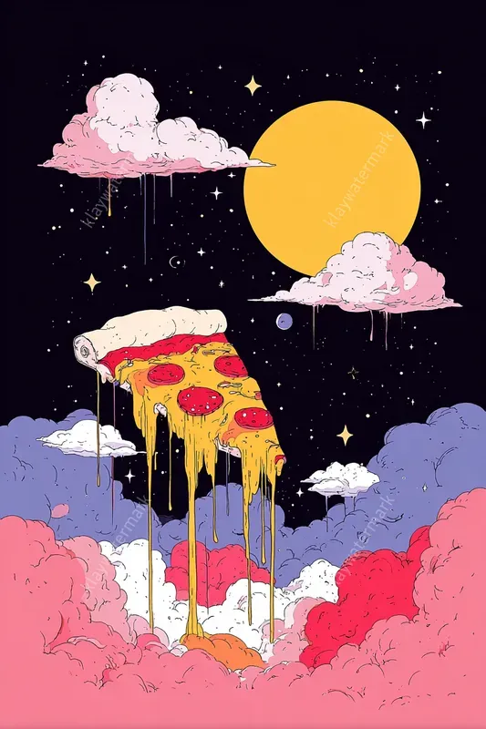 Psychedelic Melting Pop Art