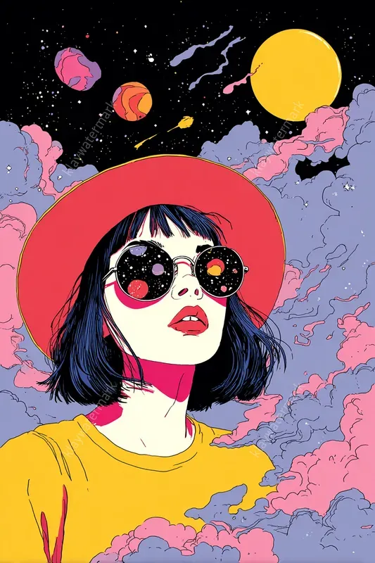 Psychedelic Melting Pop Art