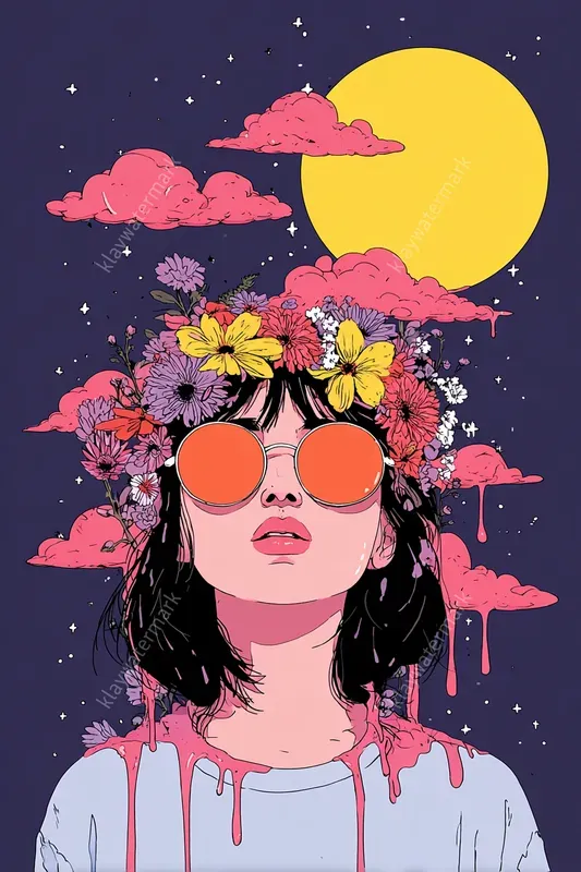 Psychedelic Melting Pop Art