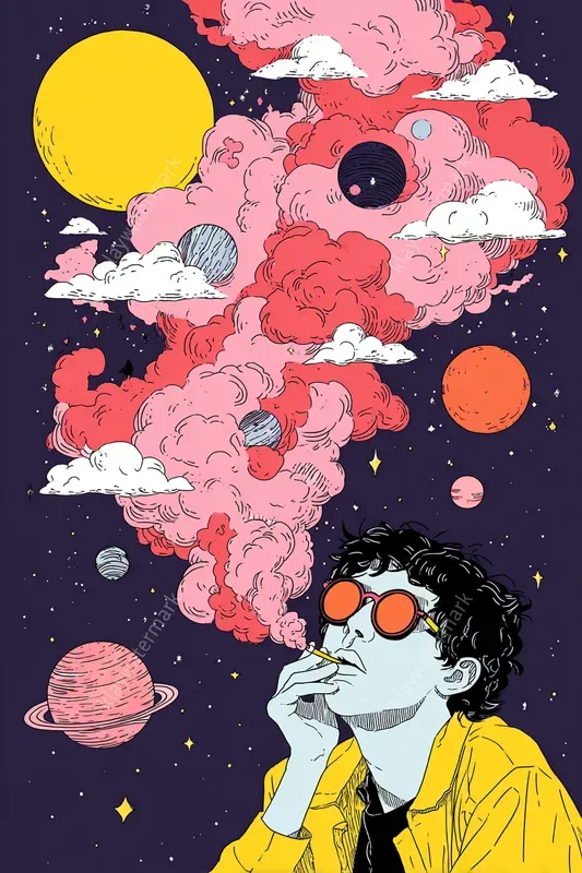 Psychedelic Melting Pop Art