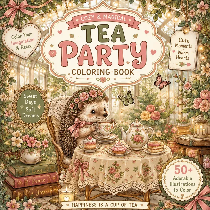 Cozy Whimsy Coloring Covers