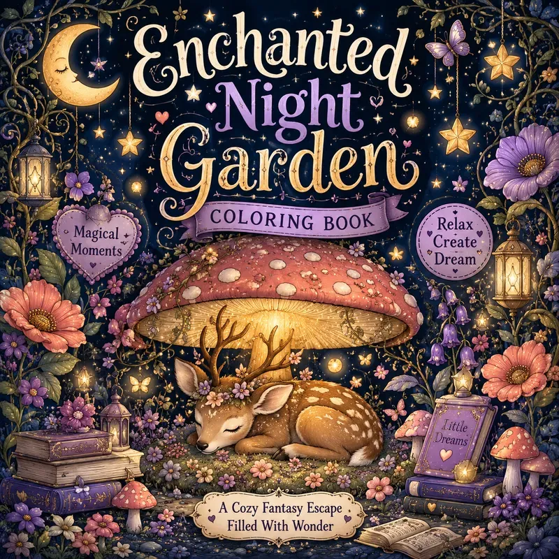 Cozy Whimsy Coloring Covers