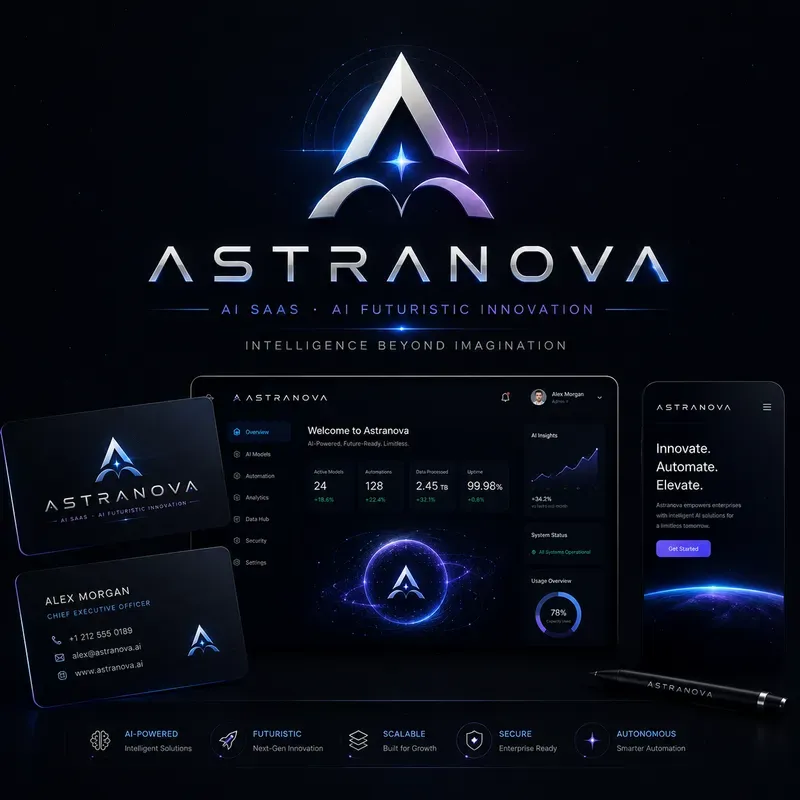 Cinematic Startup Logo Generator