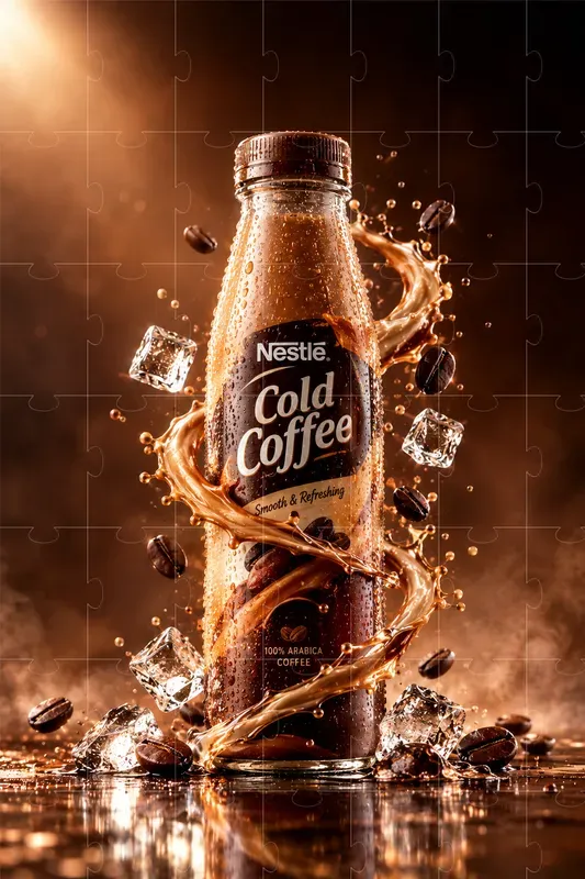 Luxury Beverage Ad Photography