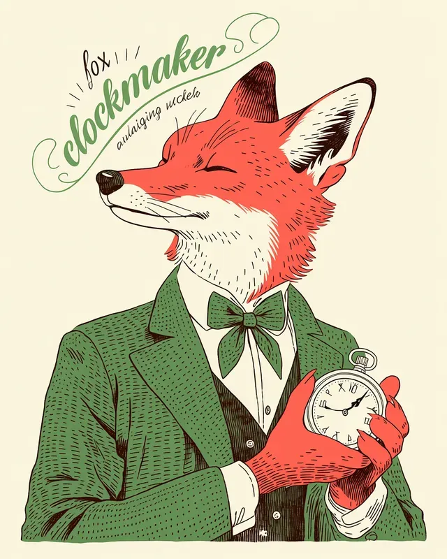 Vintage Animal Mascot Tshirt Stickers