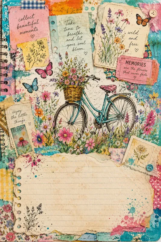 Colorful Junk Journal Art