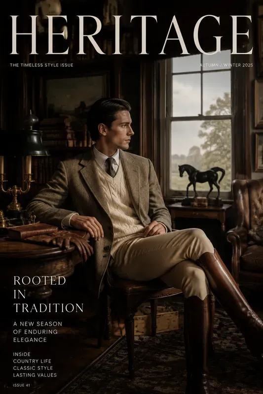Quiet Luxury Magazine Cover Generator