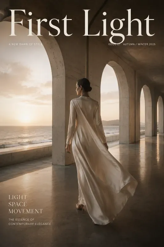 Quiet Luxury Magazine Cover Generator
