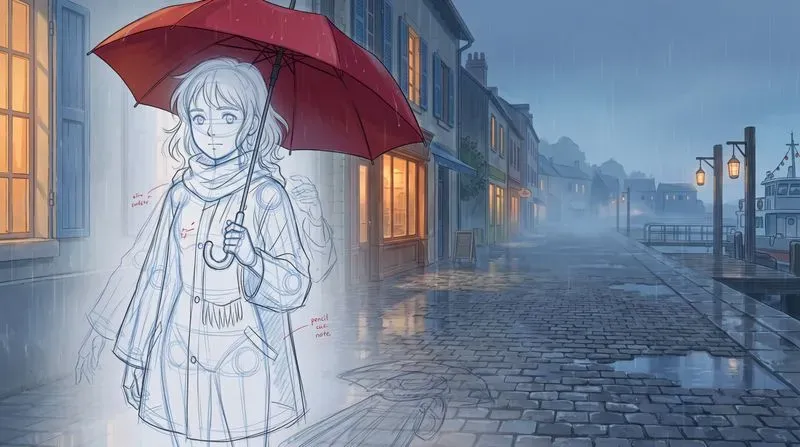 Unfinished Anime Keyframe Scenes