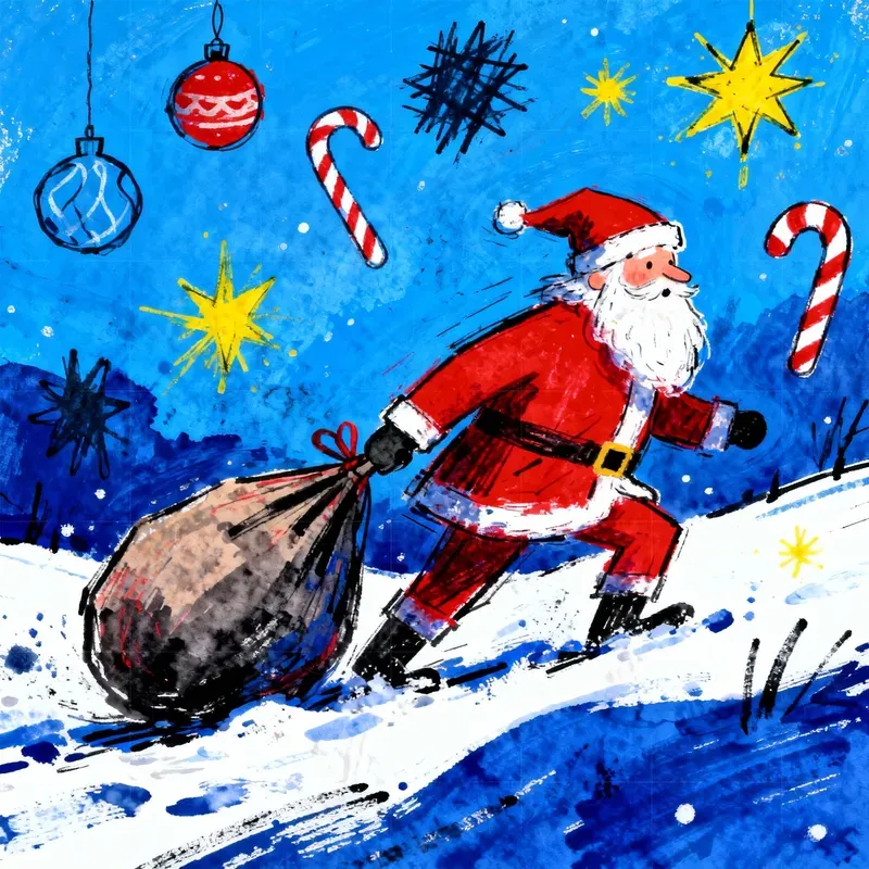 Messy Marker Winter Tales