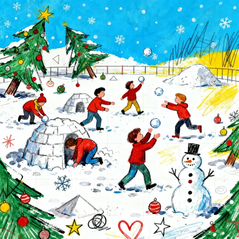 Messy Marker Winter Tales