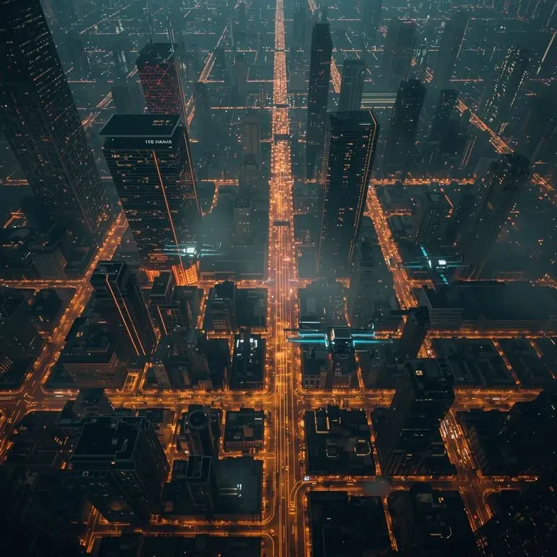 Cyberpunk City Scenes