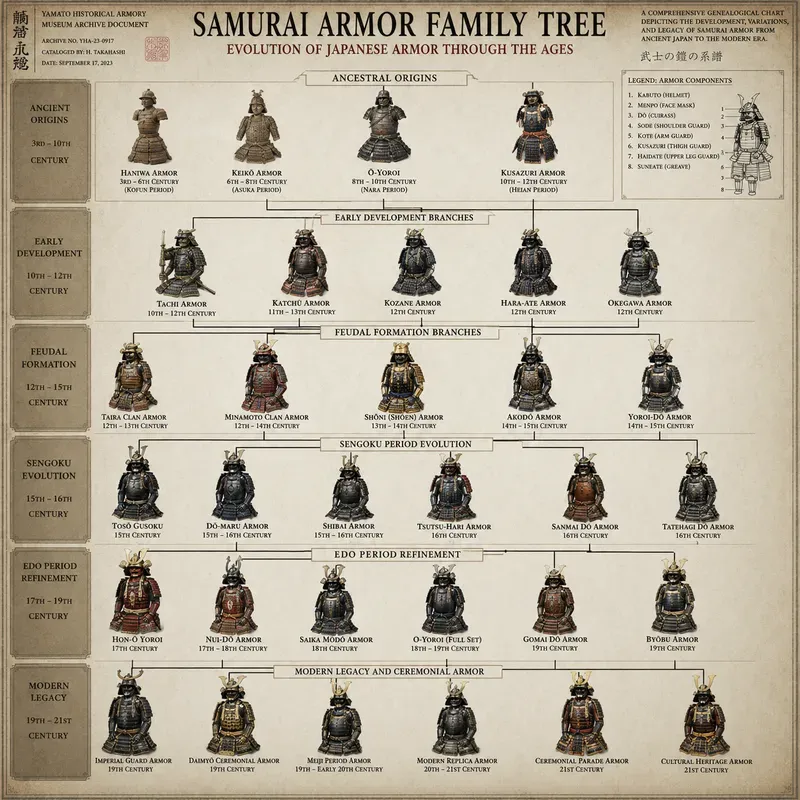 Evolution Family Tree Infographics