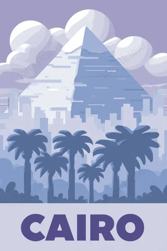 Dreamy Blue Travel Posters