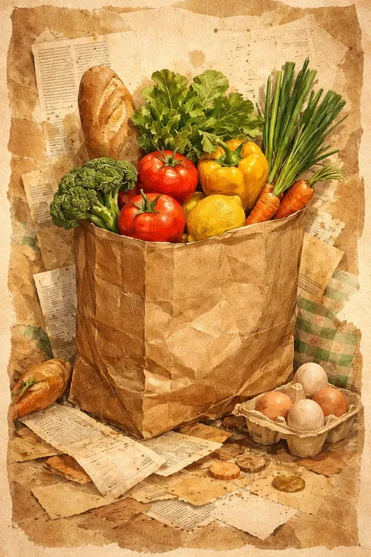 Vintage Grocery Mixed Media Junk Journals