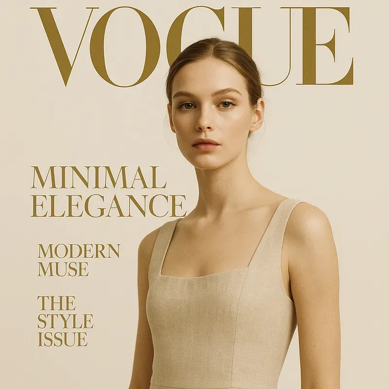 Luxury Magazine Cover Editorials