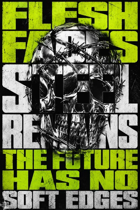 Brutalist Blocktext Imprint Art