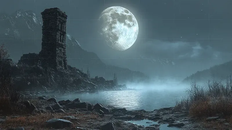 70s 80s Dark Fantasy Film Landscapes