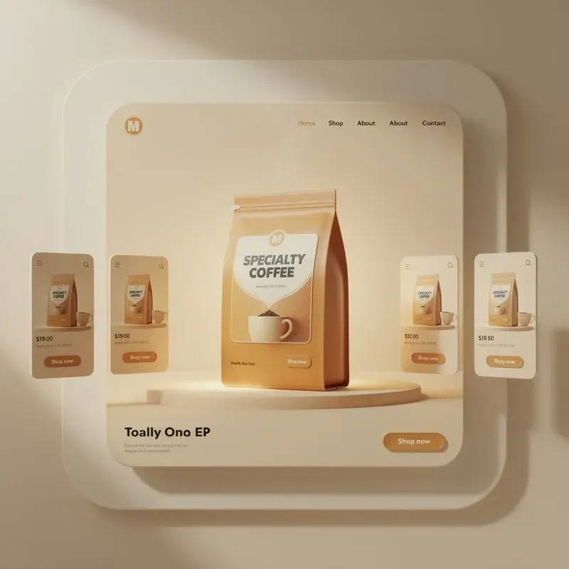 3D Website Landing Page Studios