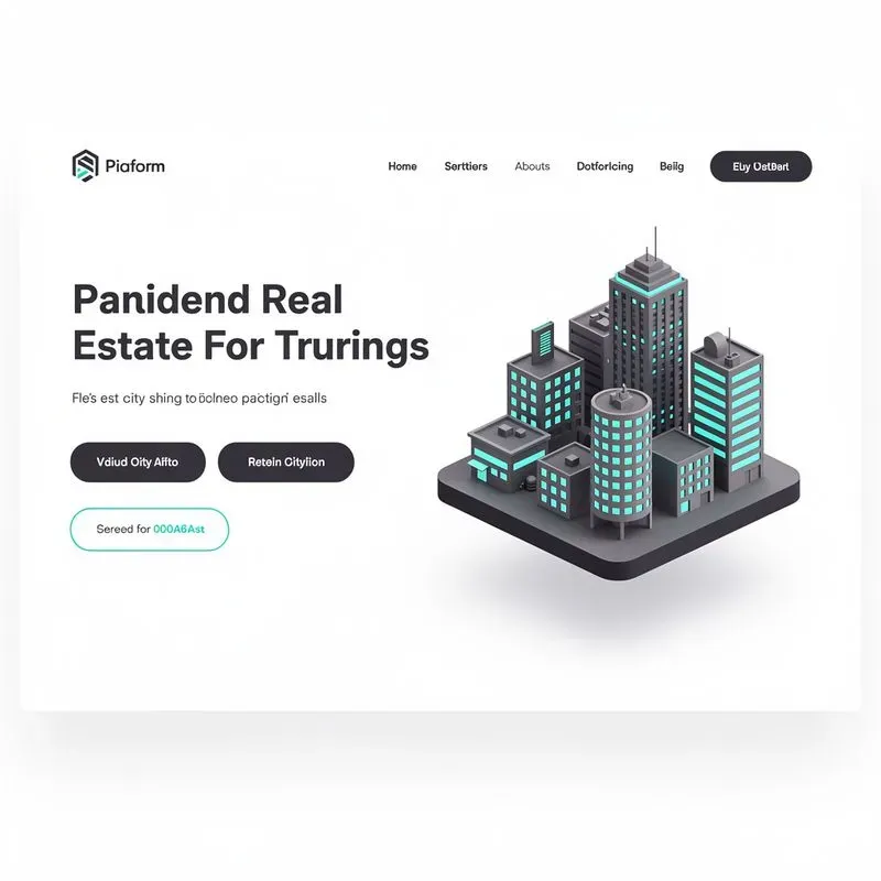 3D Website Landing Page Studios