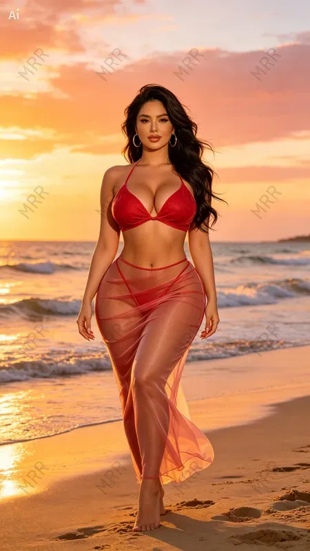 Luxury Cinematic Beach Tropical Fashion