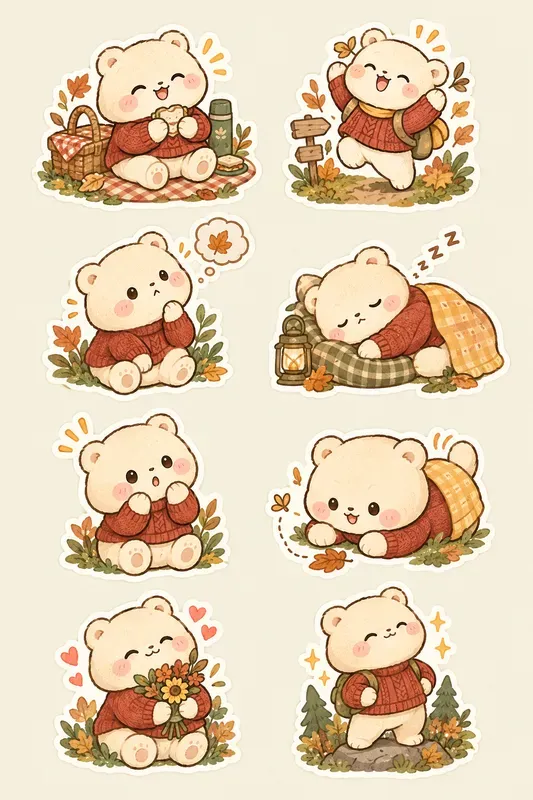 Premium Character Sticker Sheets
