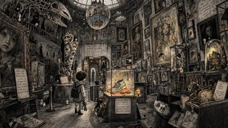 Surreal Museums Of Memories Doodle Art
