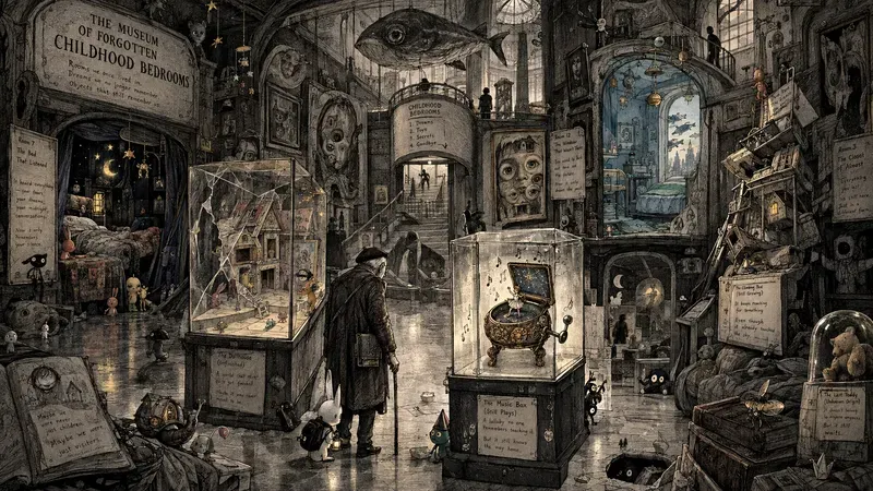 Surreal Museums Of Memories Doodle Art