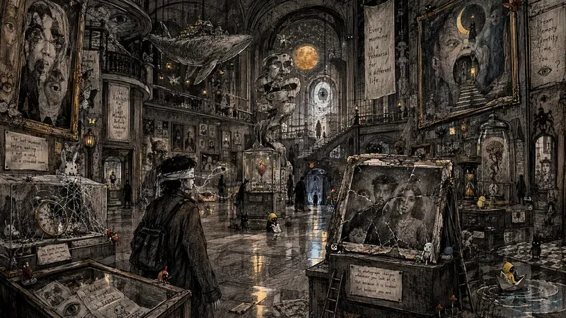 Surreal Museums Of Memories Doodle Art