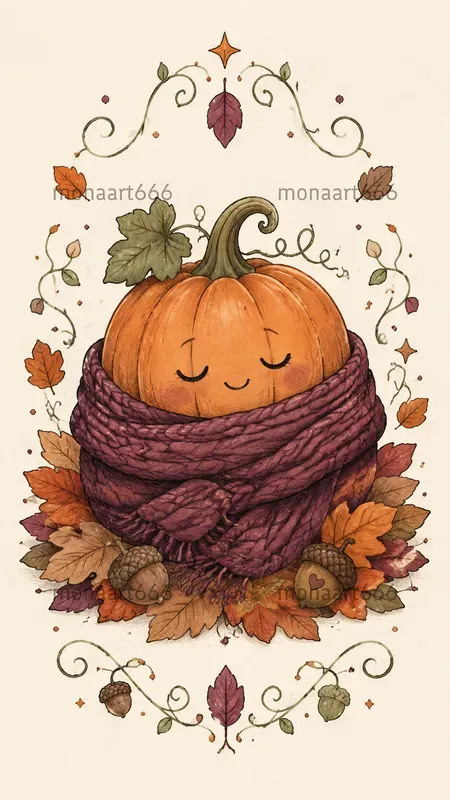 Autumn Whimsy Halloween Ephemera Characters