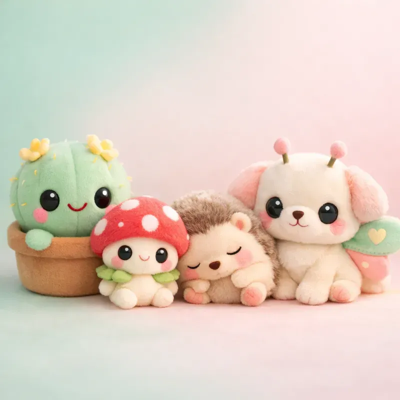 Ultra Cute Soft Plush 3D Friends Groups