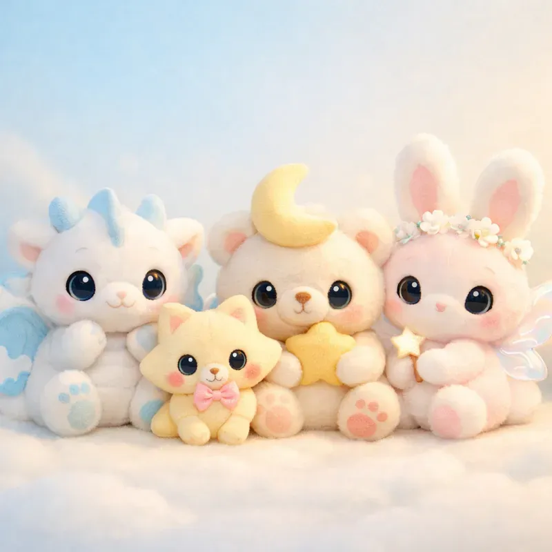 Ultra Cute Soft Plush 3D Friends Groups
