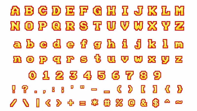 8bit Pixel Font Generator