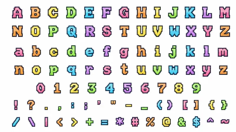 8bit Pixel Font Generator