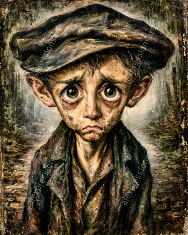 Victorian Dickensian Caricature Portraits