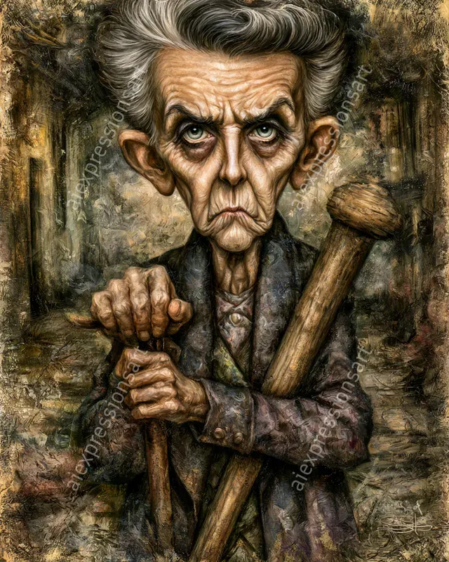 Victorian Dickensian Caricature Portraits