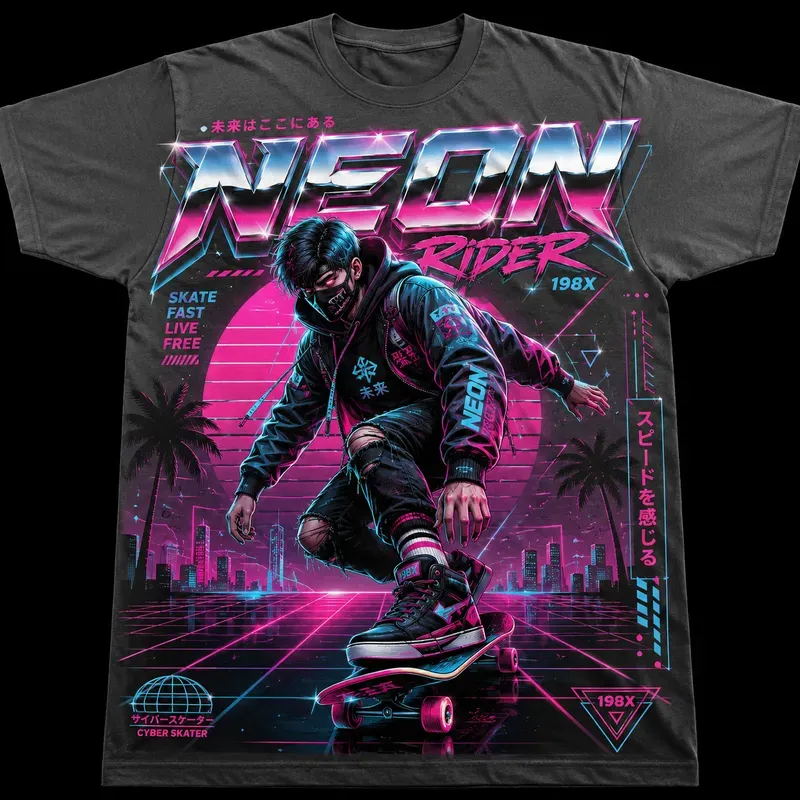 Retro Neon Tshirts