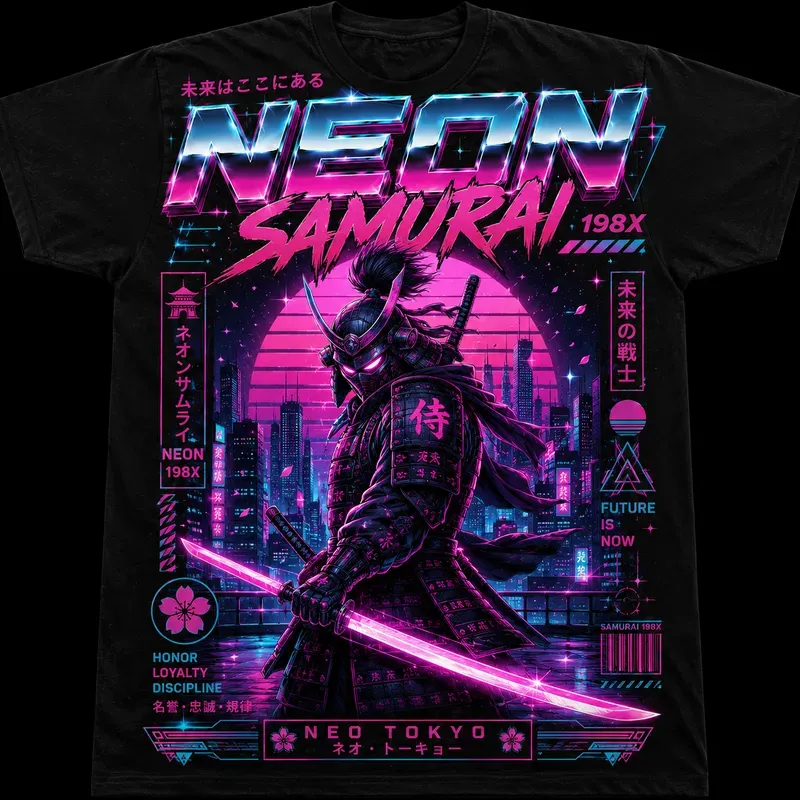 Retro Neon Tshirts