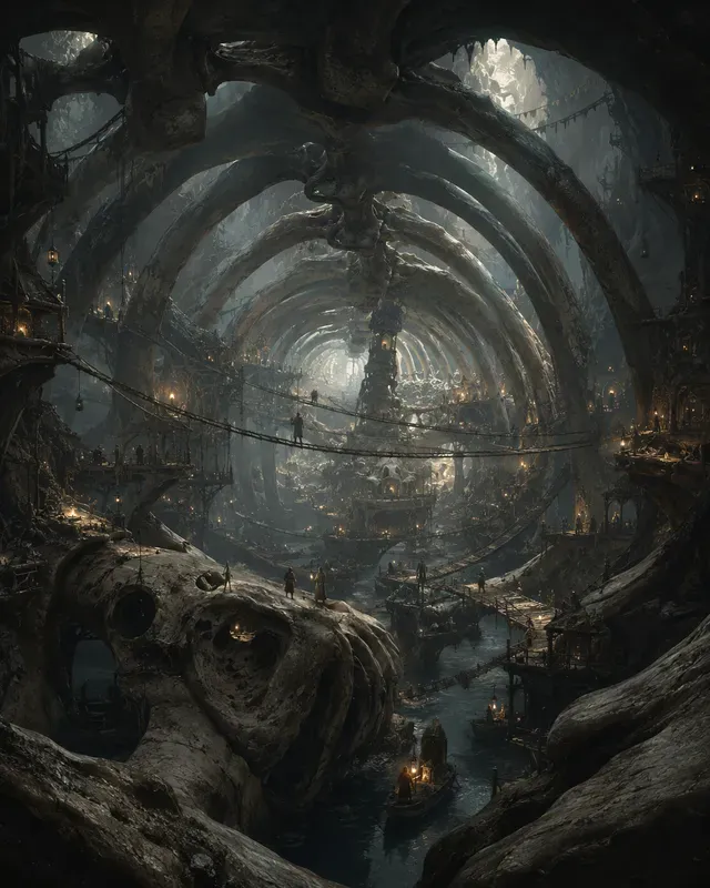 Inhabited Anatomy Worlds