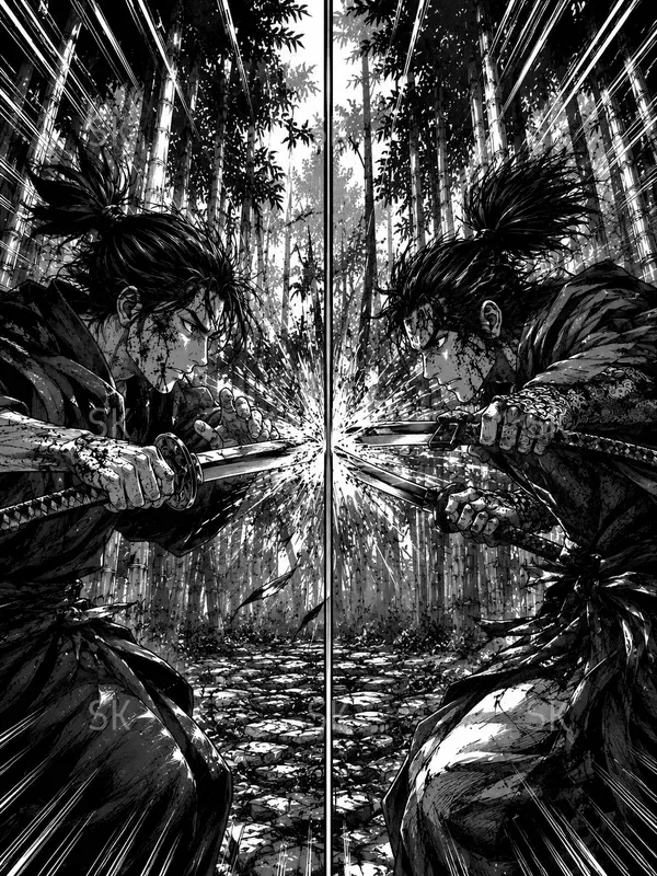 Cinematic 4K Manga Panels
