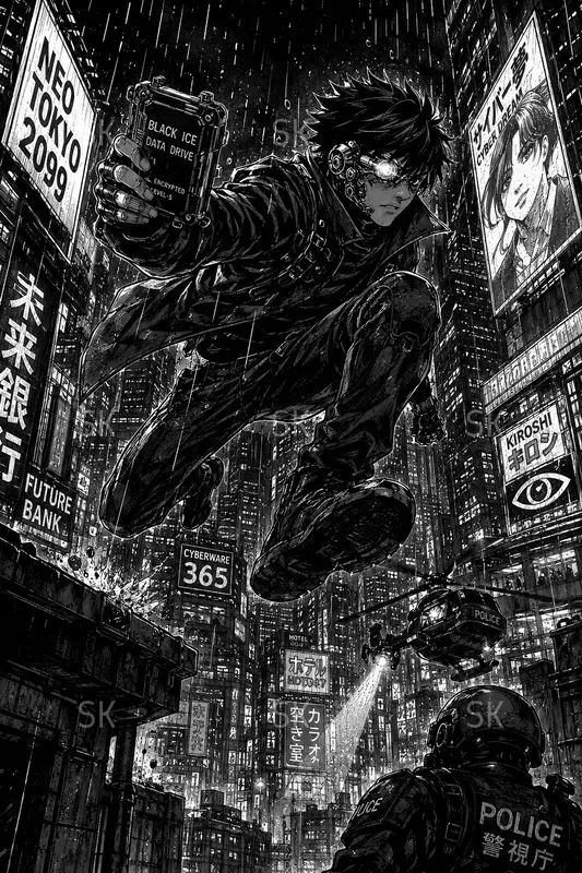 Cinematic 4K Manga Panels