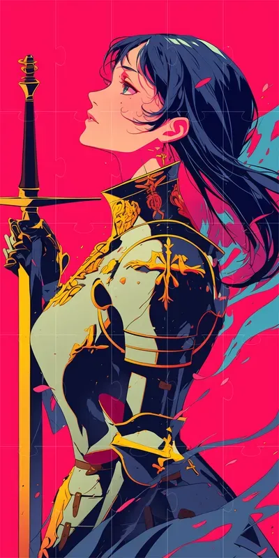Stylized Bold Anime Portraits