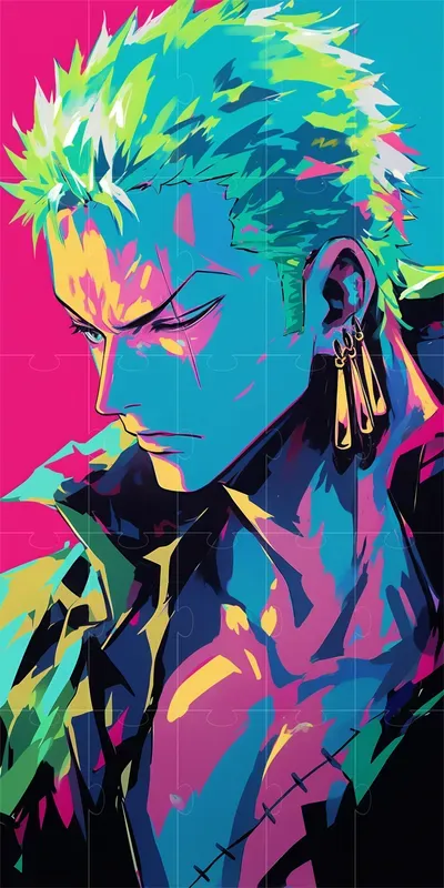 Stylized Bold Anime Portraits