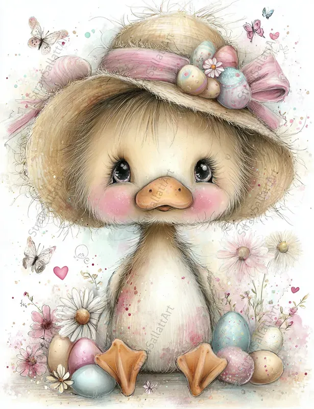 Spring Easter Characters Junk Journals