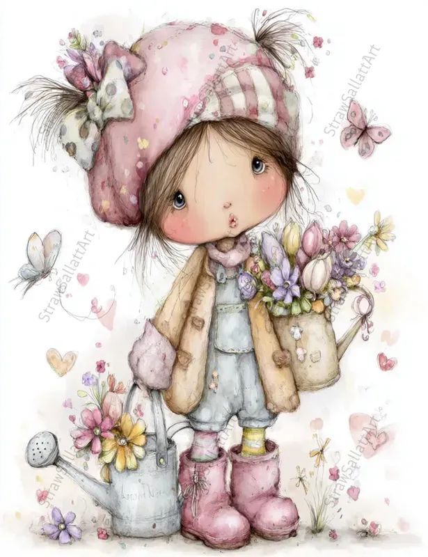 Spring Easter Characters Junk Journals