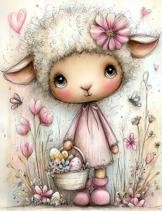 Spring Easter Characters Junk Journals