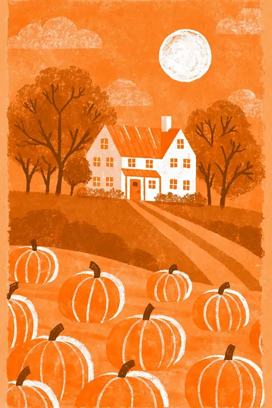 Autumn Folk Illustrations