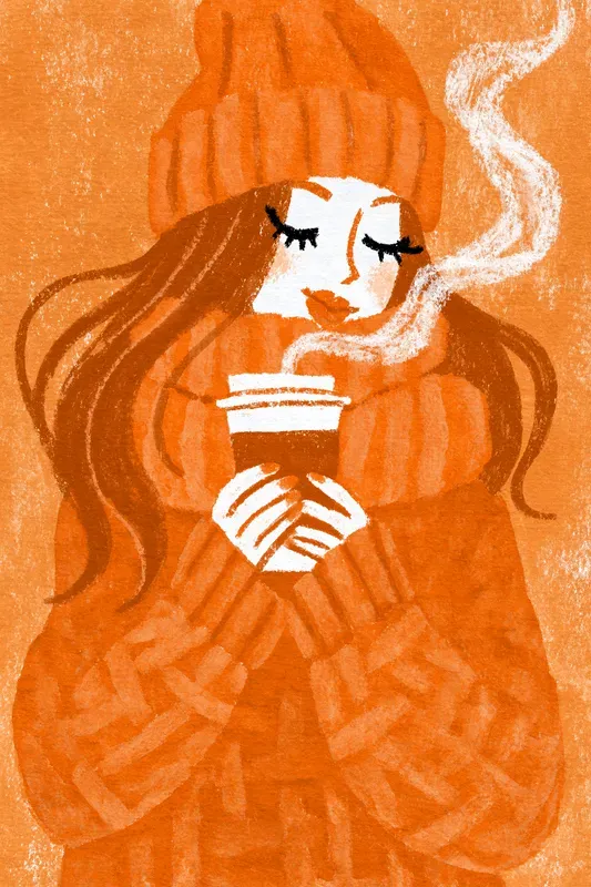 Autumn Folk Illustrations