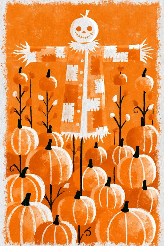 Autumn Folk Illustrations