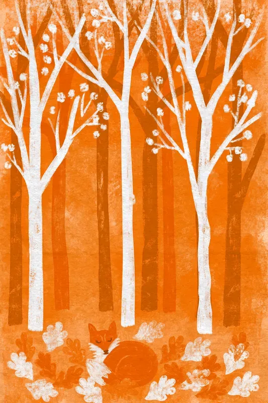 Autumn Folk Illustrations